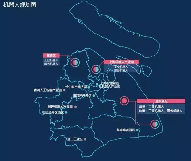 工業(yè)地圖：近百家企業(yè)紛繁布局上海機器人工業(yè) 浦東新區(qū)占比近三成（圖）